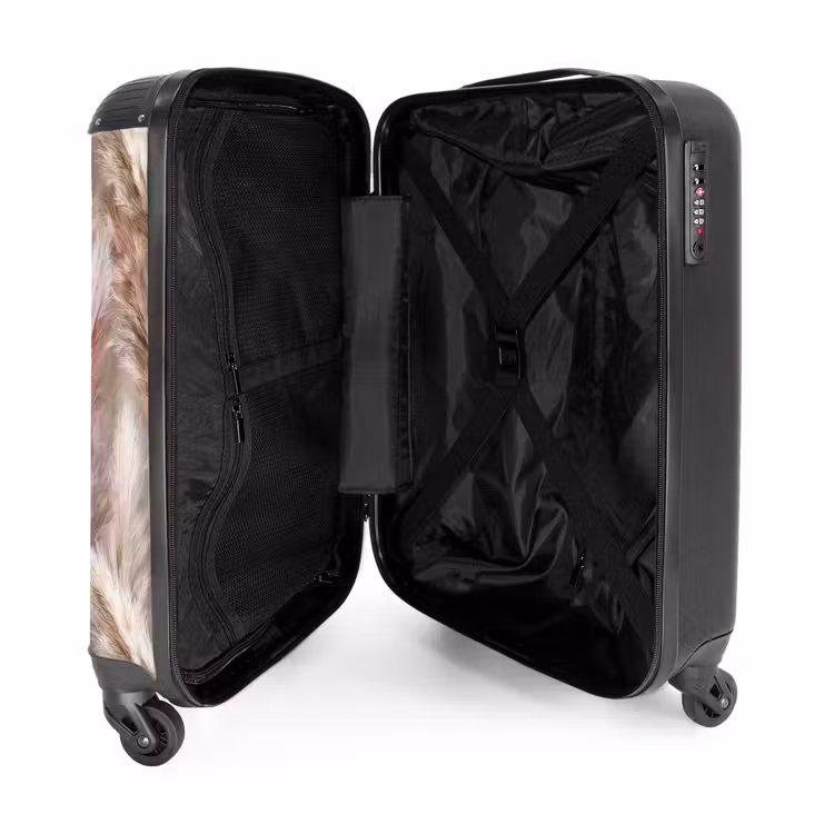 Suitcase - Pampas grass - Fluffy - Colorful — 3