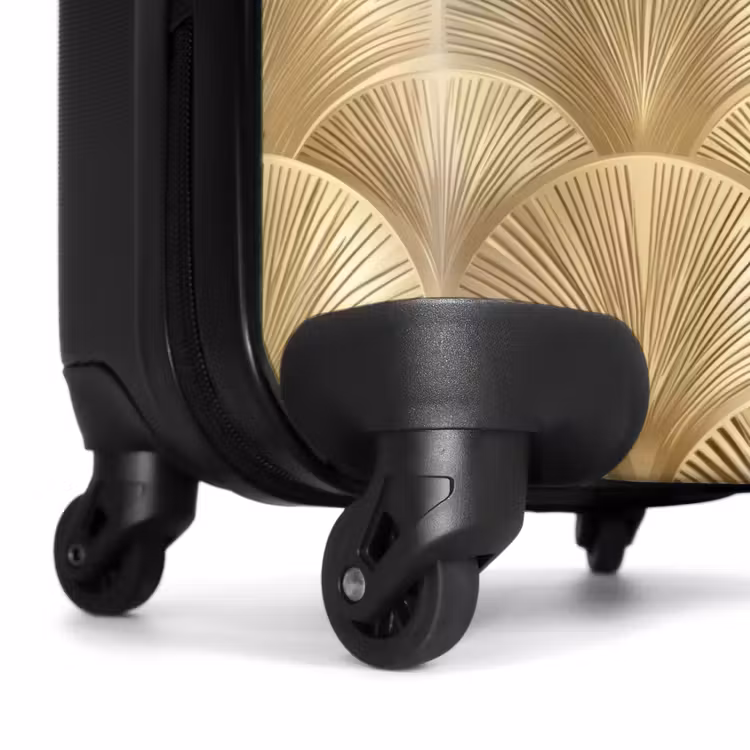 Suitcase - Pattern - Fan - Gold — 6