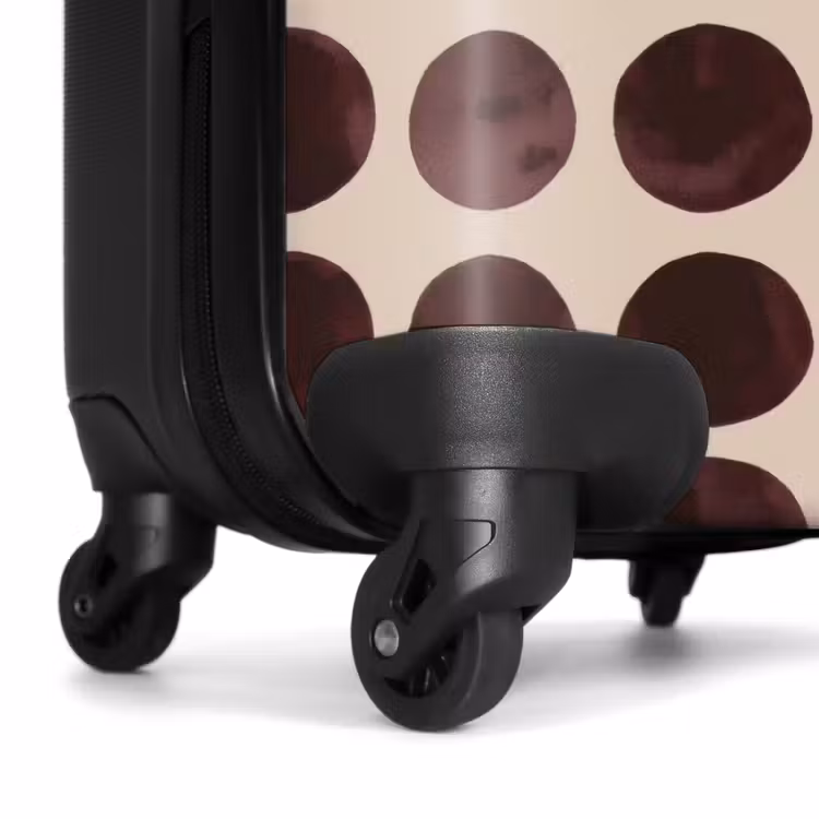 Suitcase - Polka dots - Pattern - Brown — 6