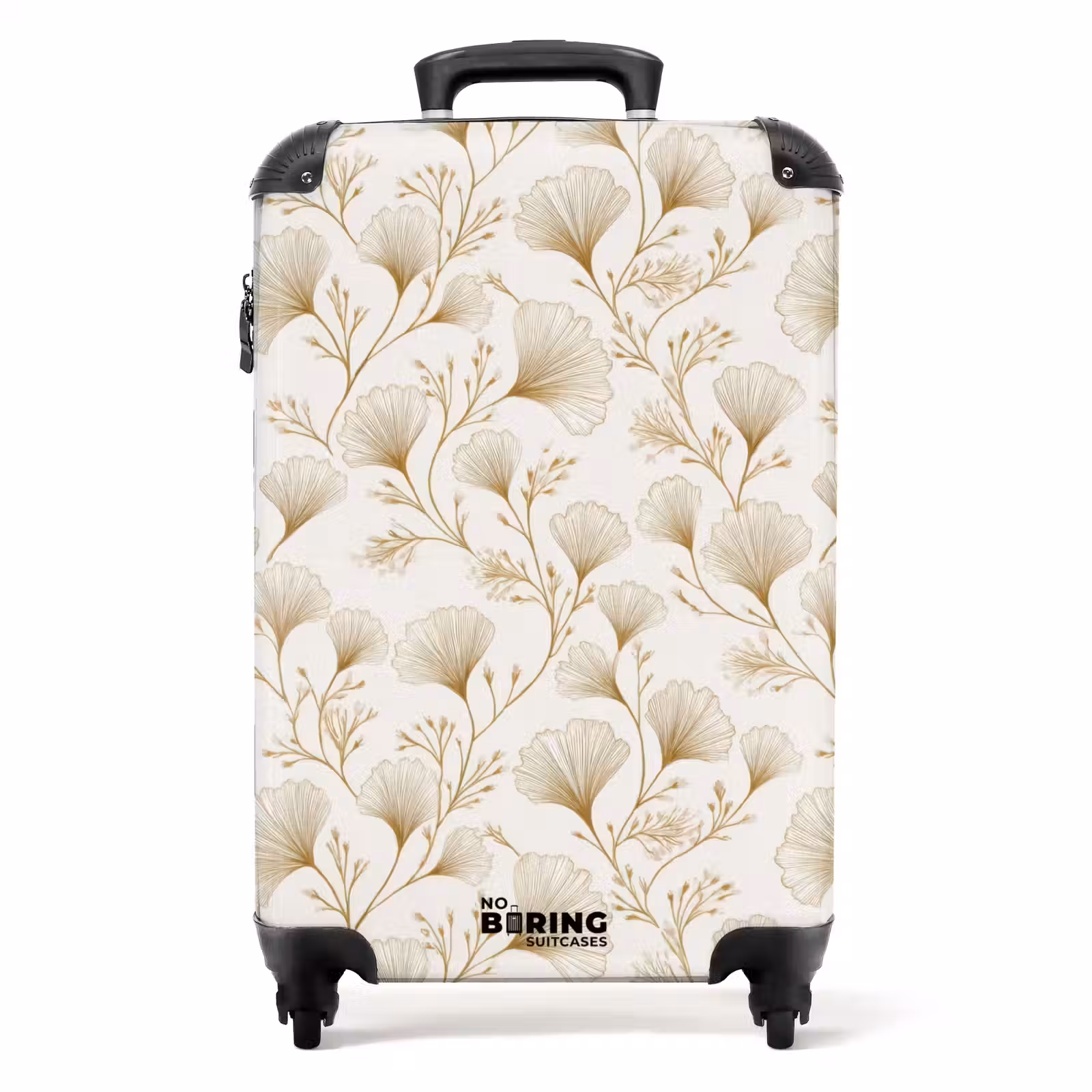 Suitcase - Ginkgo - Branches - Gold — 1