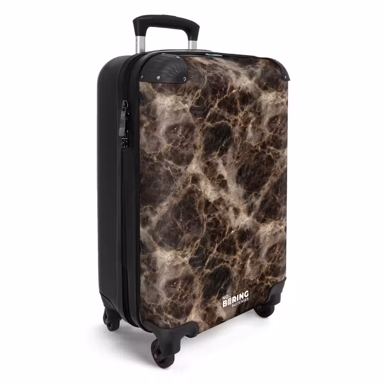 Suitcase - Brown - Gold - Marble — 4