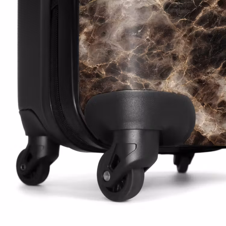 Suitcase - Brown - Gold - Marble — 6
