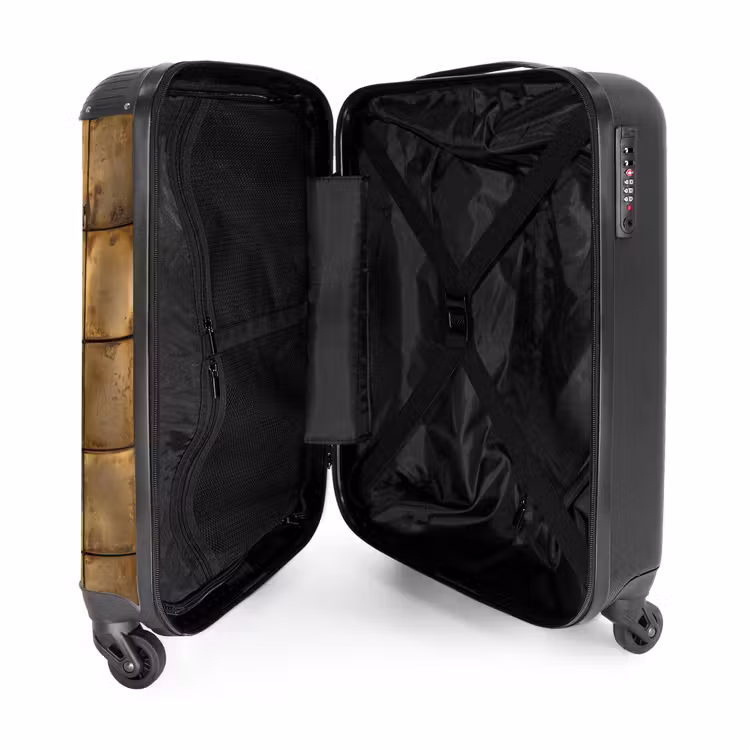 Suitcase - Geometric - Tiles - Gold — 3