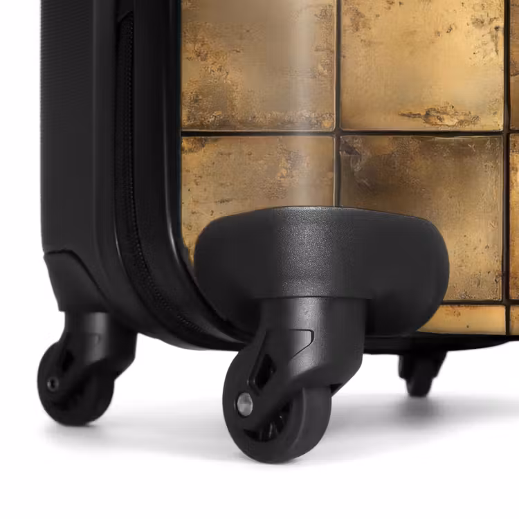 Suitcase - Geometric - Tiles - Gold — 6