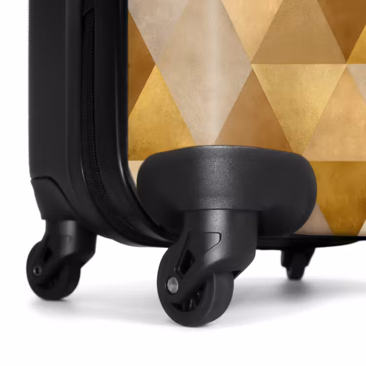 Suitcase - Geometric - Triangle - Gold — 6
