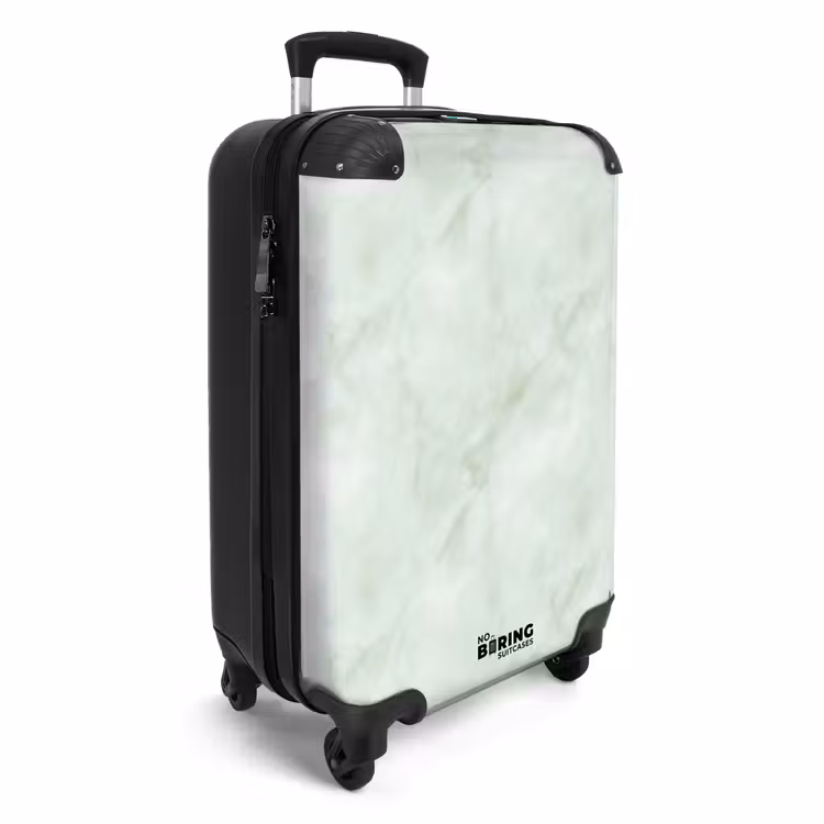Suitcase - Green - Marble - Flowing veins — 4