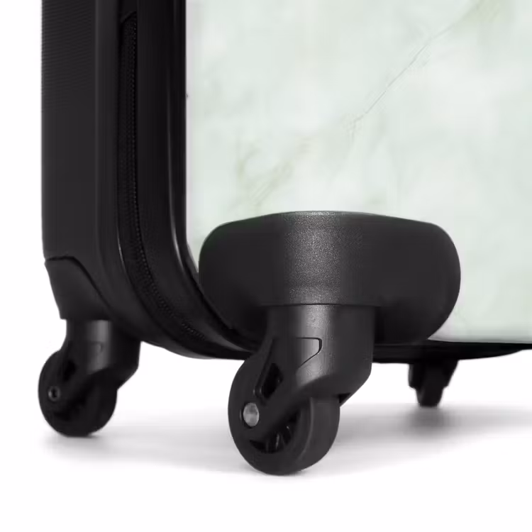 Suitcase - Green - Marble - Flowing veins — 6