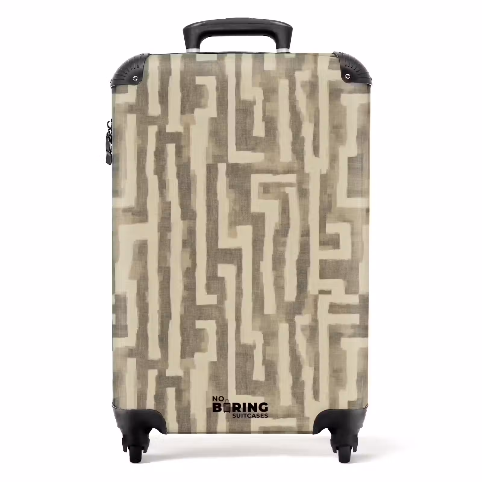Suitcase - Abstract - Geometric - Green — 1