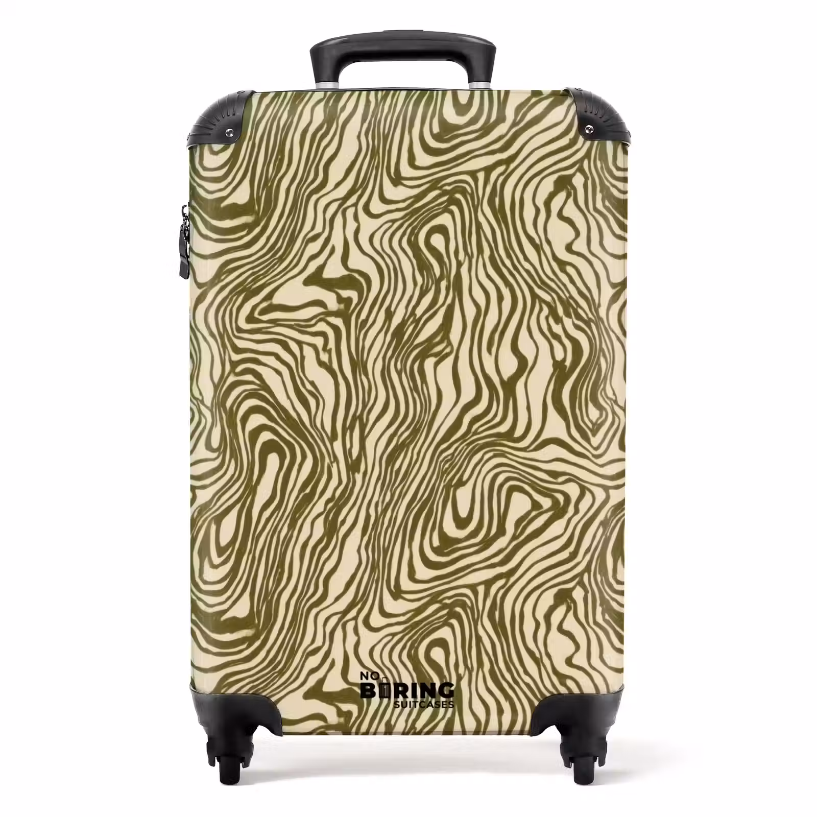 Suitcase - Abstract - Marble - Green — 1
