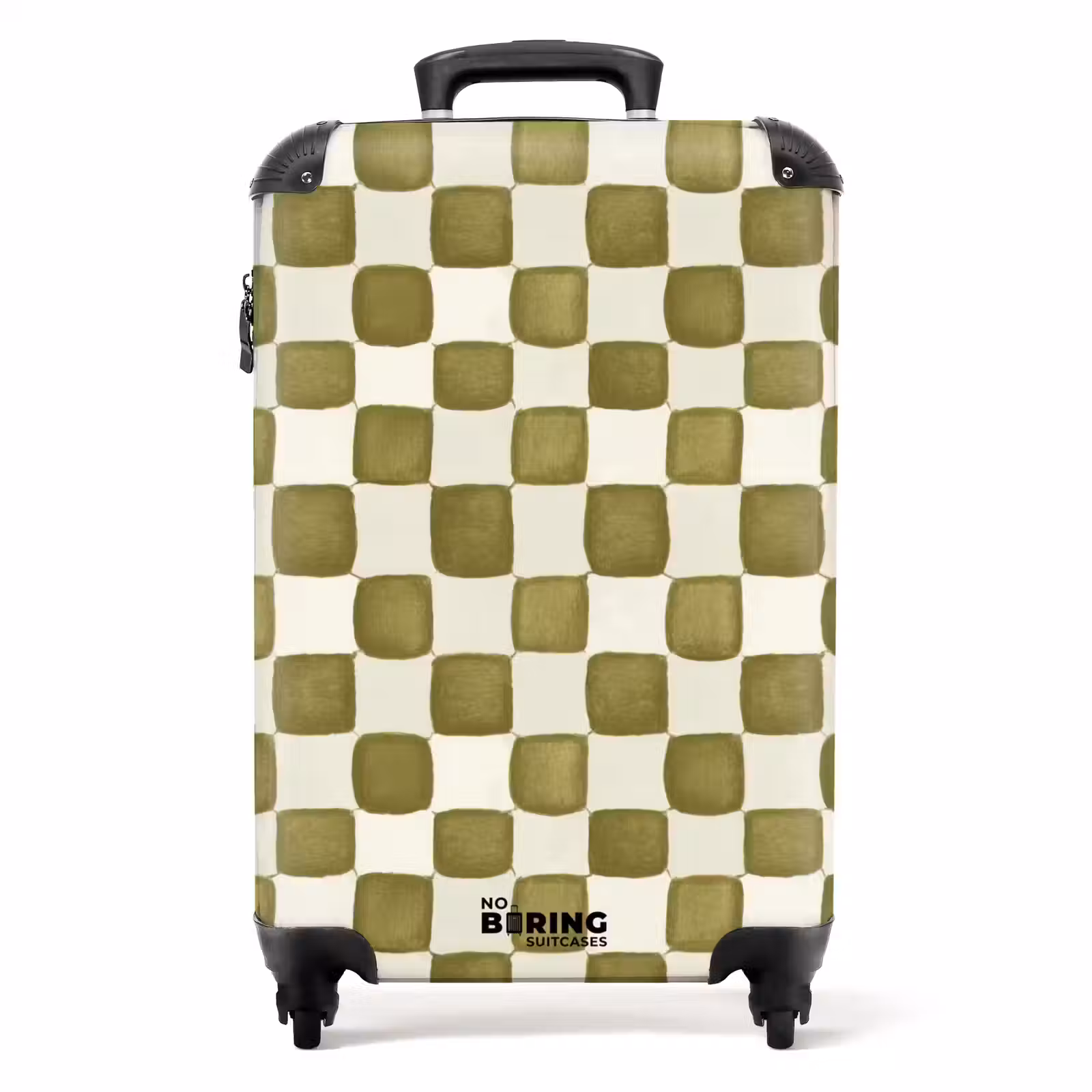 Suitcase - Chess - Pattern - Green — 1