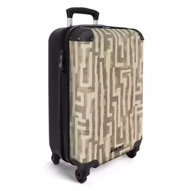 Suitcase - Abstract - Geometric - Green — 4