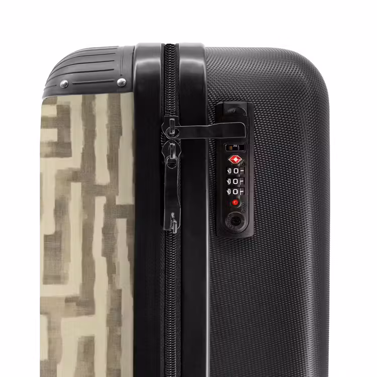 Suitcase - Abstract - Geometric - Green — 5