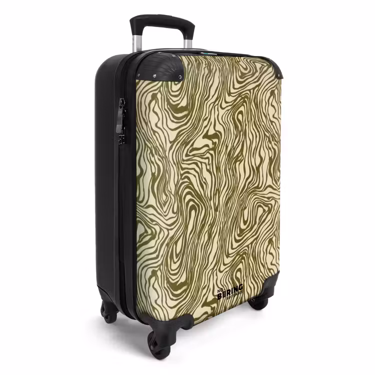 Suitcase - Abstract - Marble - Green — 4