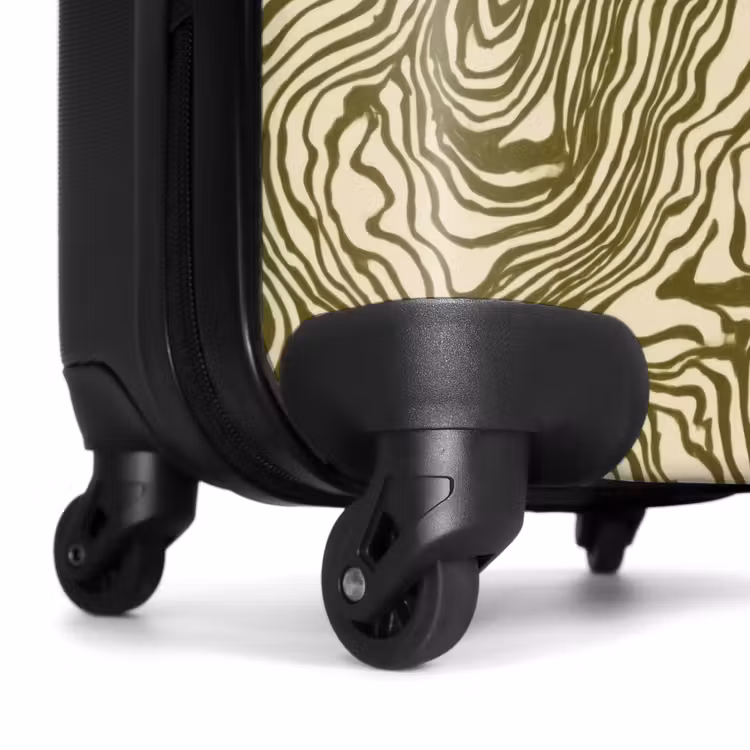 Suitcase - Abstract - Marble - Green — 6