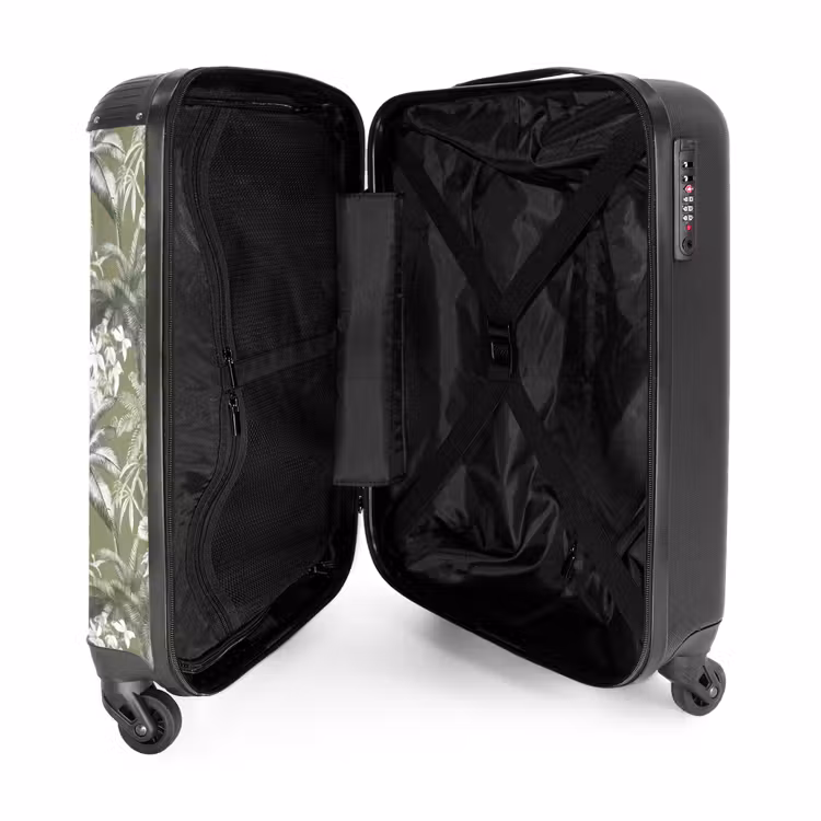 Suitcase - Botanical - Flowers - Green — 3