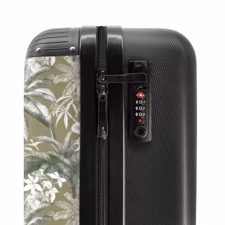 Suitcase - Botanical - Flowers - Green — 5