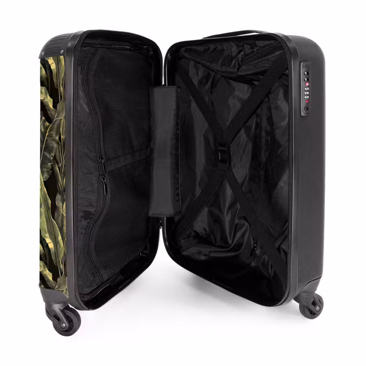 Suitcase - Botanical - Leaves - Green — 3