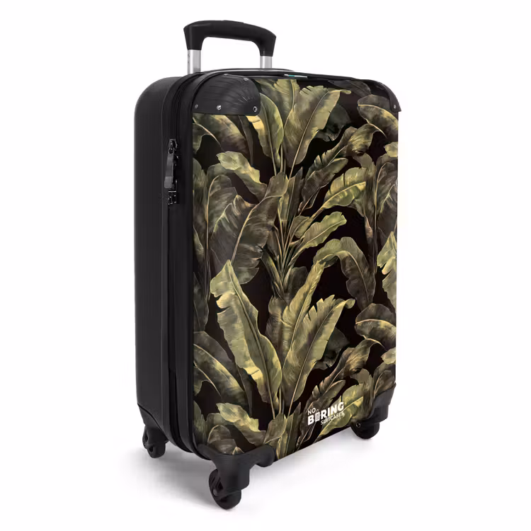 Suitcase - Botanical - Leaves - Green — 4
