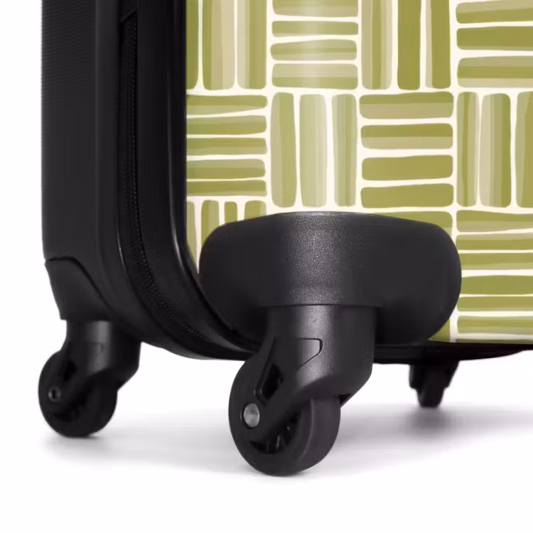 Suitcase - Braid - Pattern - Green — 6