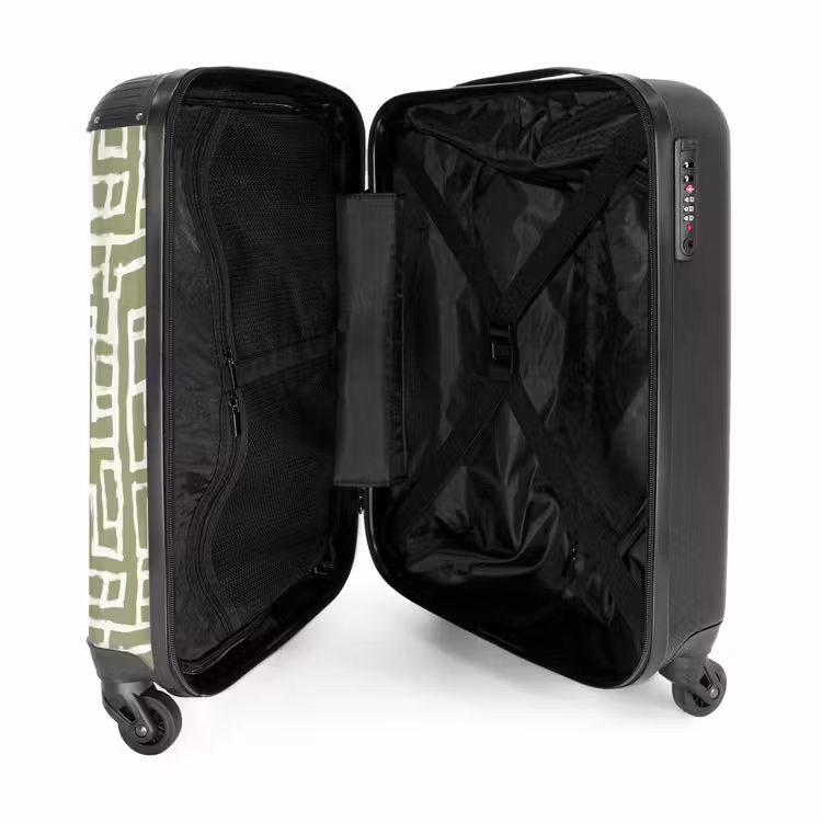 Suitcase - Graphic - Pattern - Green — 3