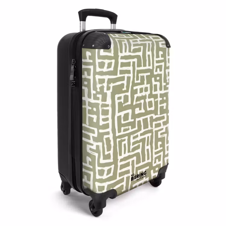 Suitcase - Graphic - Pattern - Green — 4