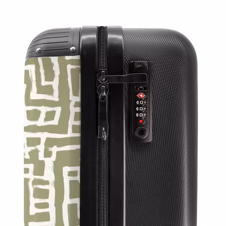 Suitcase - Graphic - Pattern - Green — 5