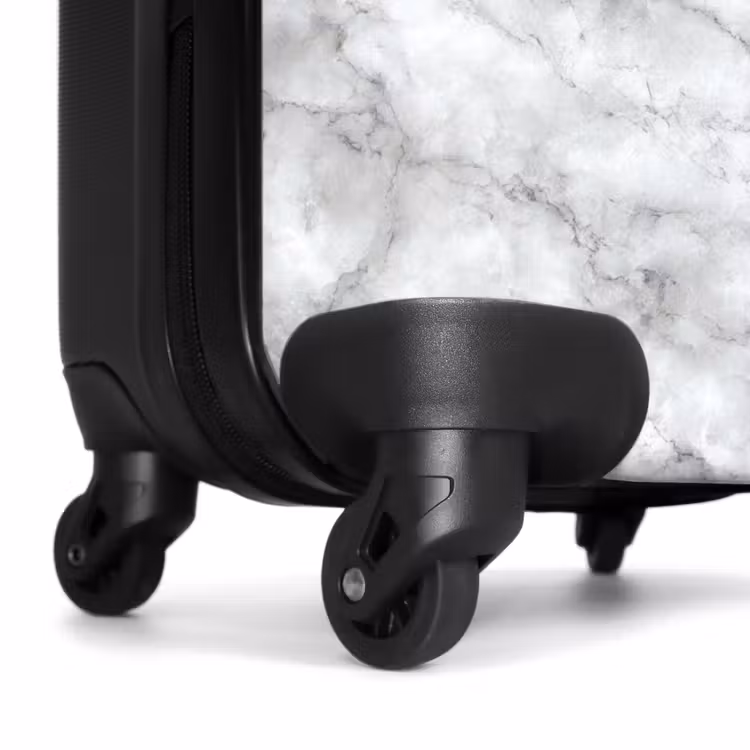 Suitcase - Gray - Marble - Classic - Veins — 6