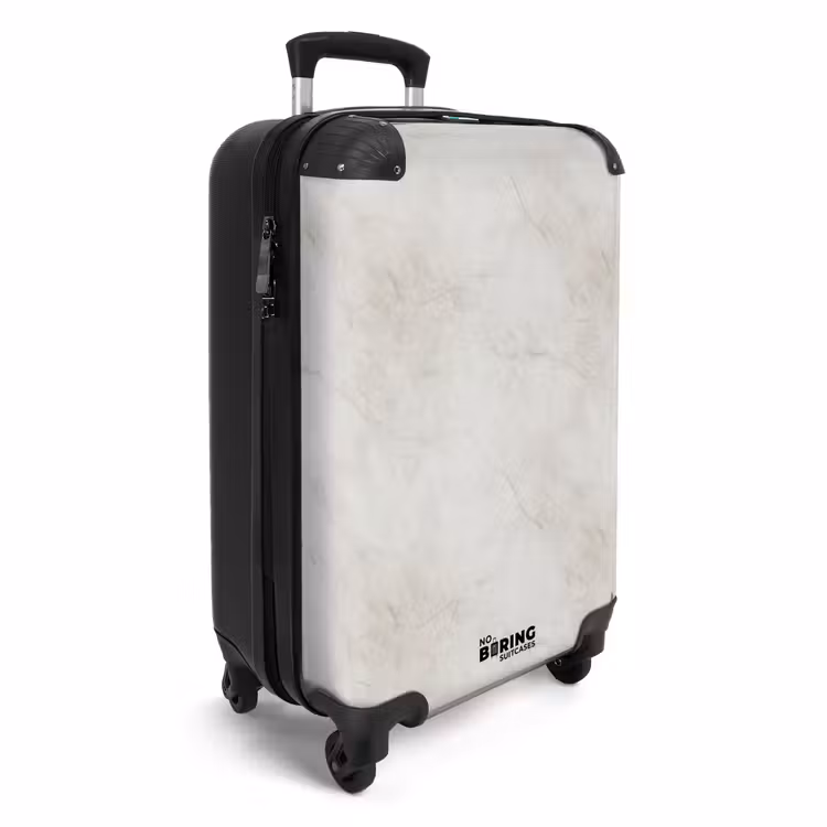 Suitcase - Gray - Marble - Veins — 4