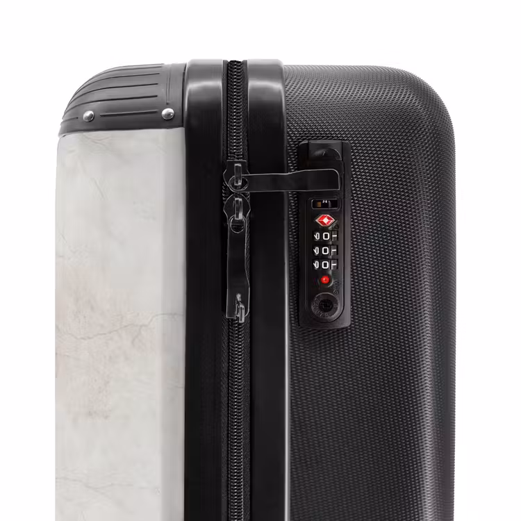 Suitcase - Gray - Marble - Veins — 5