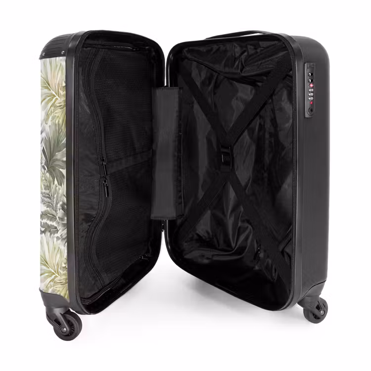 Suitcase - Leaves - Botanical - Green — 3