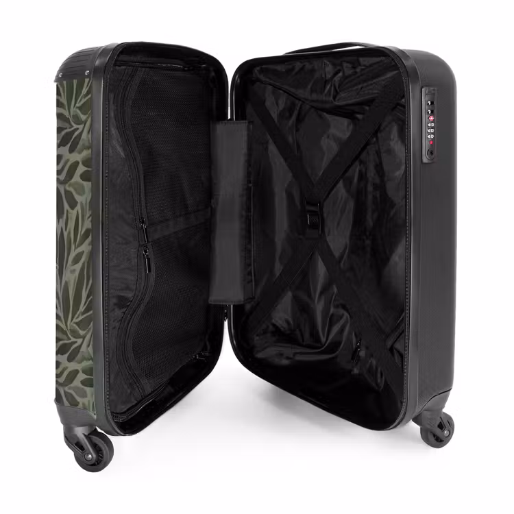 Suitcase - Leaves - Organic - Green — 3