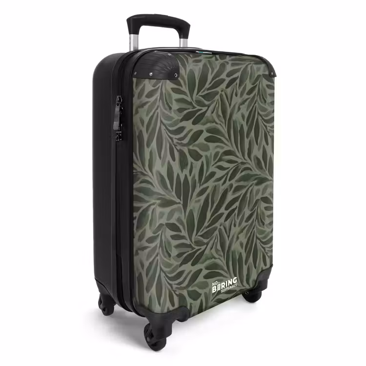 Suitcase - Leaves - Organic - Green — 4