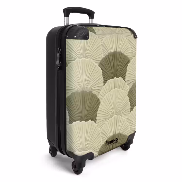 Suitcase - Leaves - Structure - Green — 4