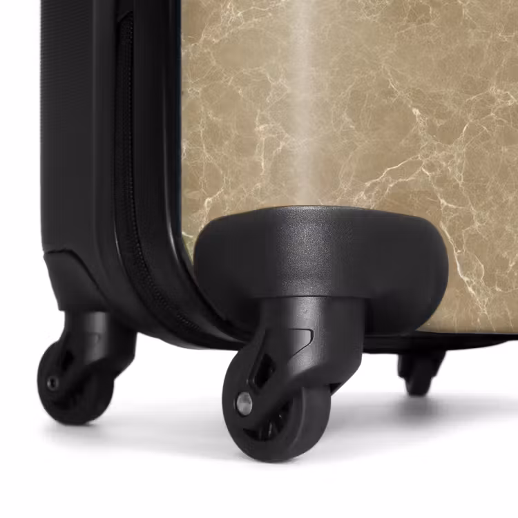 Suitcase - Light beige - Grains - Marble — 6