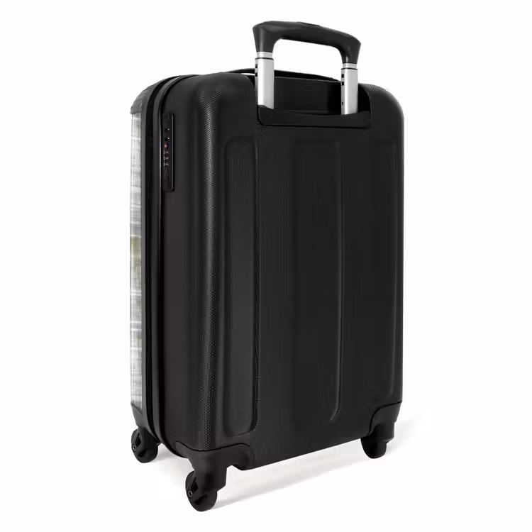 Suitcase - Linen - Pattern - Green — 2