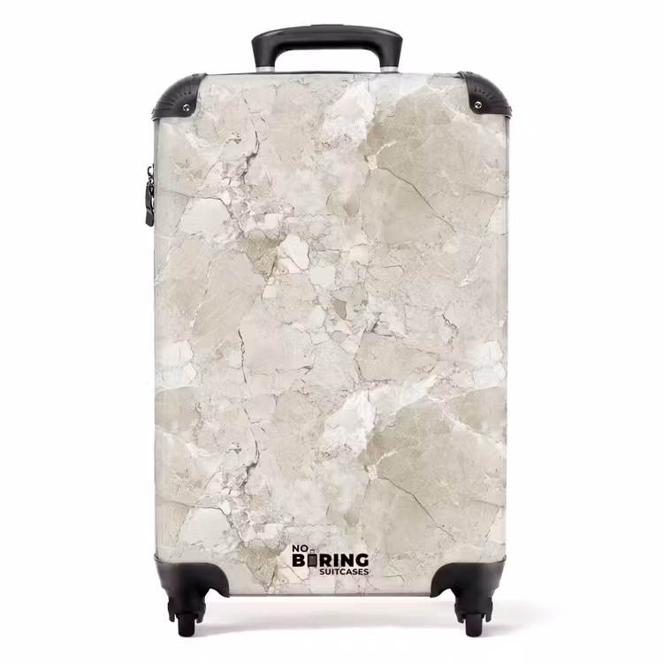 Suitcase - Marble - Gray - Veins — 1