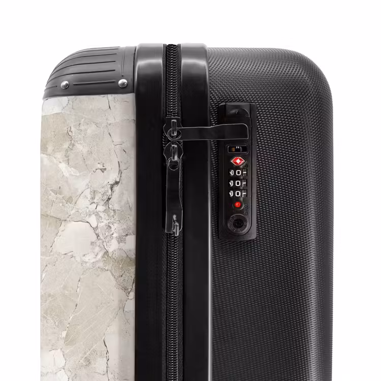 Suitcase - Marble - Gray - Veins — 5
