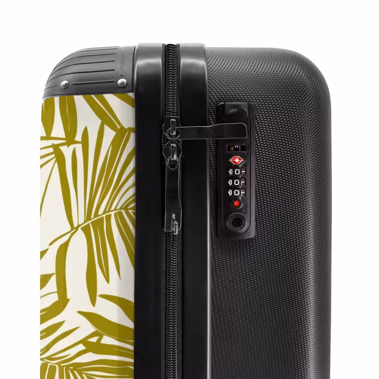 Suitcase - Palm leaf - Pattern - Green — 5
