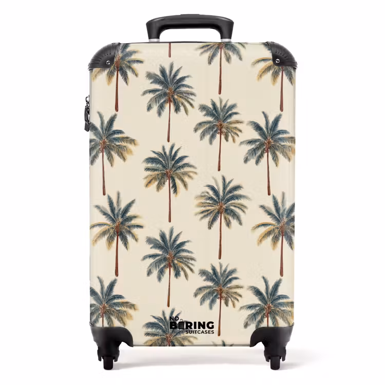 Suitcase - Palm trees - Tropical - Green — 1