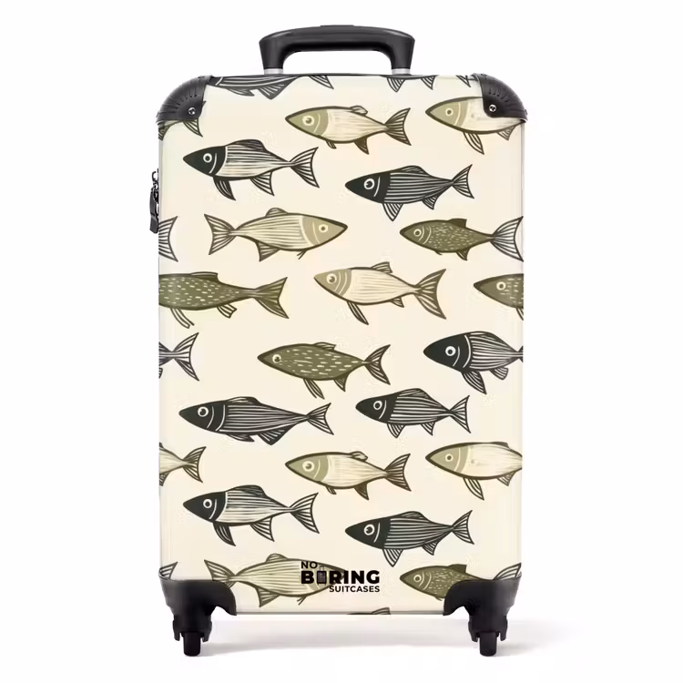Suitcase - Pisces - Classic - Green — 1