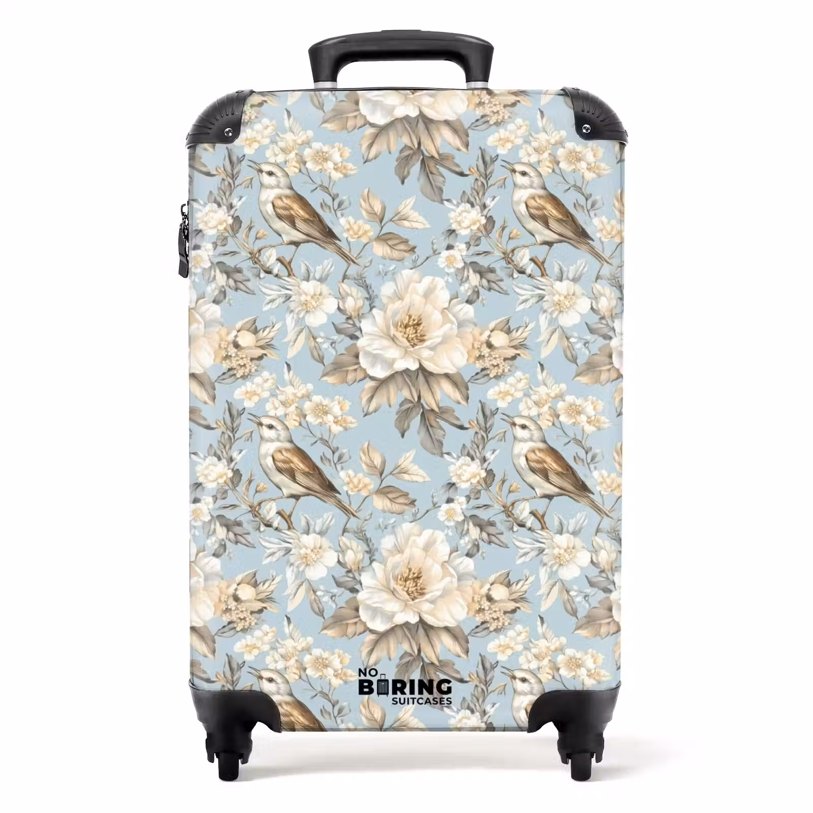 Suitcase - Botanical - Songbird - Blue — 1