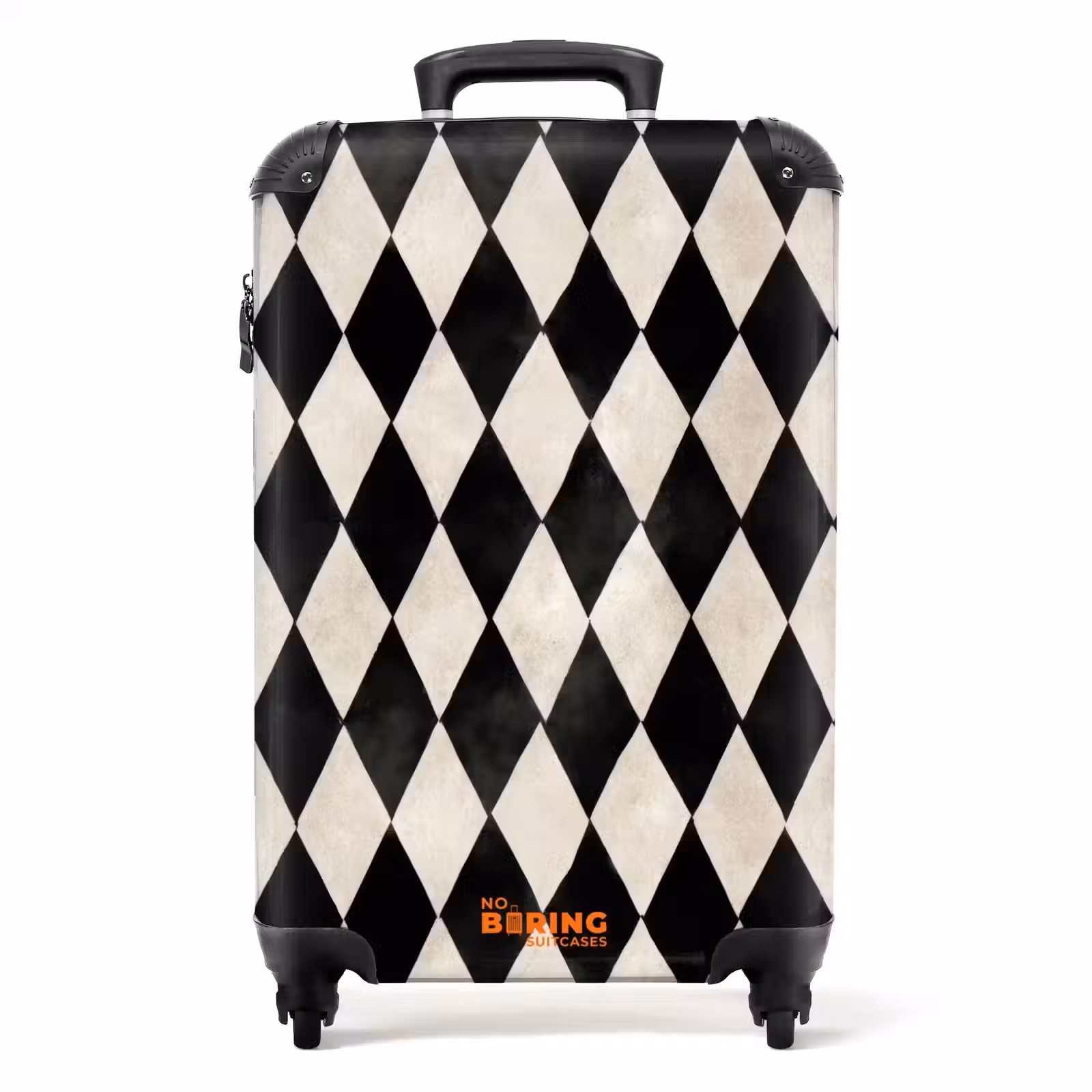 Suitcase - Classic - Pattern - Black — 1