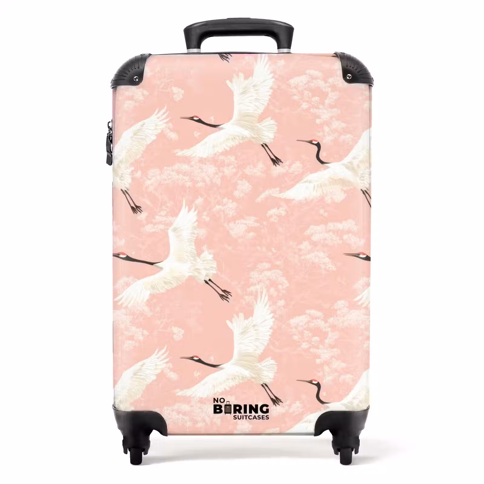 Suitcase - Crane - Blossom - Pink — 1