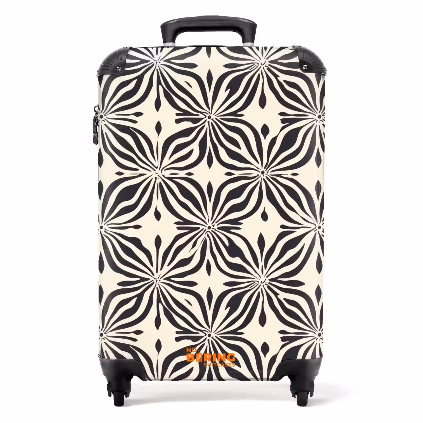 Suitcase - Graphic - Pattern - Black — 1