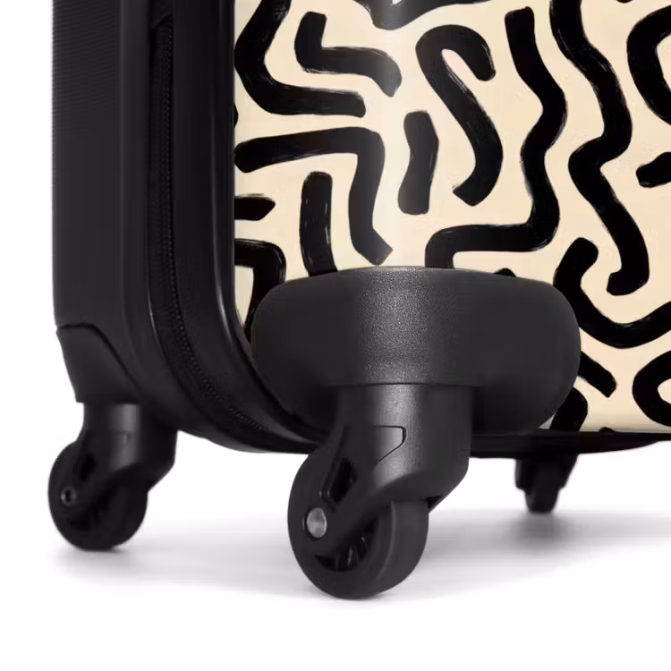 Suitcase - Abstract - Lines - Black — 6