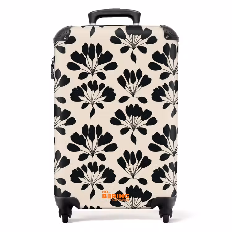 Suitcase - Abstract - Pattern - Black — 1
