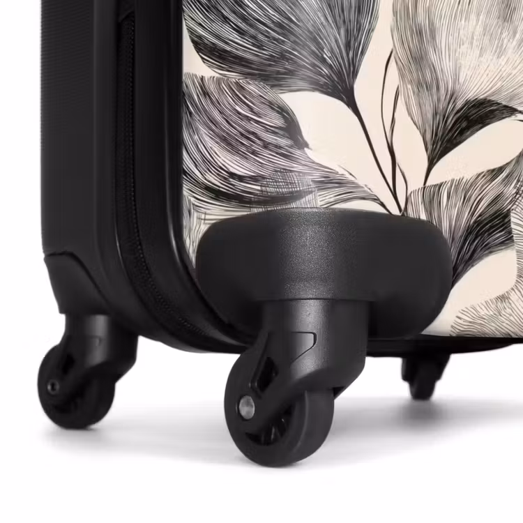 Suitcase - Botanical - Leaves - Black — 6