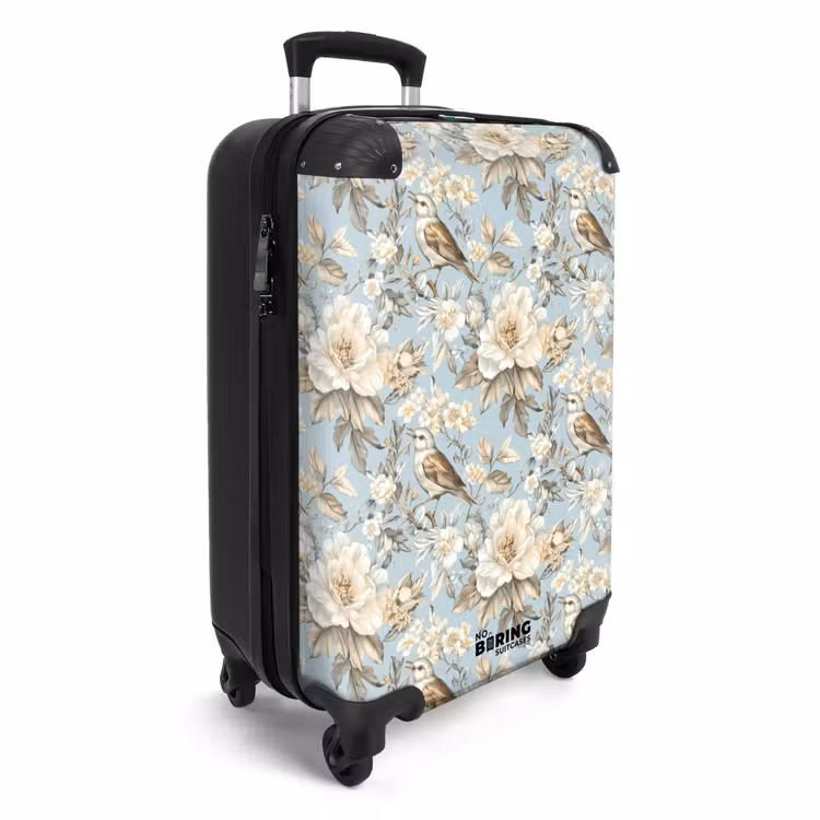 Suitcase - Botanical - Songbird - Blue — 4