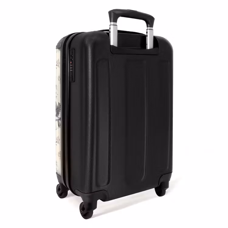 Suitcase - Branches - Birds - Beige — 2