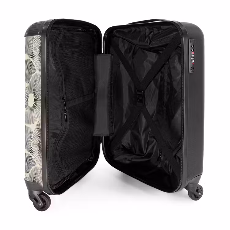 Suitcase - Circles - Pattern - Black — 3